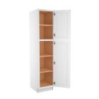 Craftsman White Shaker Utility Cabinet 18"W x 84"H Tampa - Amazon Homes Global