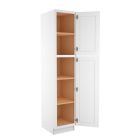 Craftsman White Shaker Utility Cabinet 18"W x 90"H Tampa - Amazon Homes Global