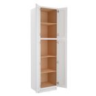 Craftsman White Shaker Utility Cabinet 24"W x 96"H Tampa - Amazon Homes Global