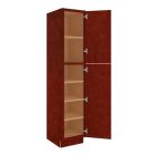 Charleston Cherry Utility Cabinet 18"W x 90"H Tampa - Amazon Homes Global