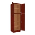 Charleston Cherry Utility Cabinet 24"W x 84"H Tampa - Amazon Homes Global