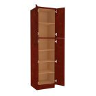 Charleston Cherry Utility Cabinet 24"W x 96"H Tampa - Amazon Homes Global