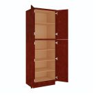 Charleston Cherry Utility Cabinet 30"W x 90"H Tampa - Amazon Homes Global