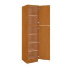 Charleston Toffee Utility Cabinet 18"W x 84"H Tampa - Amazon Homes Global