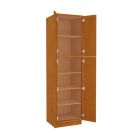 Charleston Toffee Utility Cabinet 24"W x 90"H Tampa - Amazon Homes Global