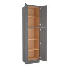 Grey Shaker Elite Utility Cabinet 24"W x 90"H Tampa - Amazon Homes Global