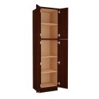 Espresso Shaker Utility Cabinet 24"W x 90"H Tampa - Amazon Homes Global