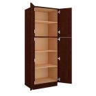 Espresso Shaker Utility Cabinet 30"W x 84"H Tampa - Amazon Homes Global