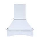 White Angled Hood 30" with Fan and Liner Tampa - Amazon Homes Global