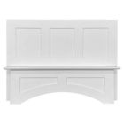 Shaker White Elite Square Hood 42" with Fan and Liner Tampa - Amazon Homes Global