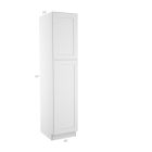 Colorado Shaker White Utility Cabinet 18"W x 84"H Tampa - Amazon Homes Global