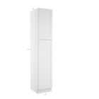 Colorado Shaker White Utility Cabinet 18"W x 96"H Tampa - Amazon Homes Global