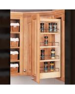 Wall Cabinet Pull-out Organizer with Wood Adjustable Shelves - Fits Best in W0930, W0936 or W0942 Tampa - Amazon Homes Global