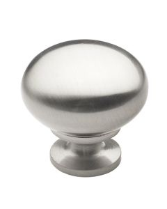 Brushed Nickel Contemporary Metal Knob 1-1/4 in Tampa - Amazon Homes Global