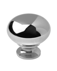 Chrome Contemporary Metal Knob 1-1/4 in Tampa - Amazon Homes Global