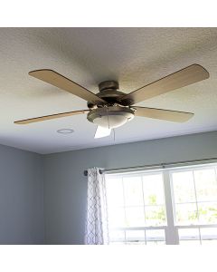 826BN Brushed Nickel Five Bladed 52" Ceiling Fan Tampa - Amazon Homes Global