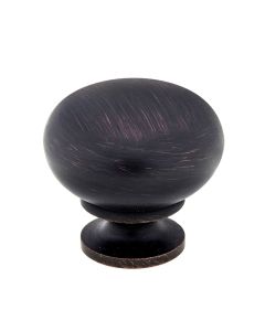 Brushed ORB Contemporary Metal Knob 1-3/16 in Tampa - Amazon Homes Global