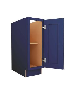 Navy Blue Shaker Base Full Height Door Cabinet 12" Tampa - Amazon Homes Global