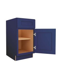 Navy Blue Shaker Base Cabinet 18" Tampa - Amazon Homes Global