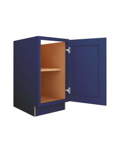 Navy Blue Shaker Base Full Height Door Cabinet 18" Tampa - Amazon Homes Global