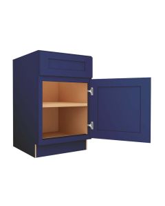 Navy Blue Shaker Base Cabinet 21" Tampa - Amazon Homes Global