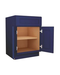 Navy Blue Shaker Base Cabinet 24" Tampa - Amazon Homes Global