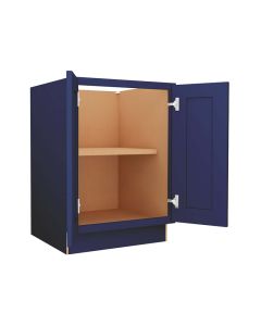 Navy Blue Shaker Base Full Height Door Cabinet 24" Tampa - Amazon Homes Global