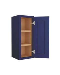 Navy Blue Shaker Wall Cabinet 12"W x 30"H Tampa - Amazon Homes Global