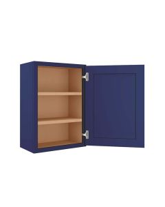 Navy Blue Shaker Wall Cabinet 21"H x 30"H Tampa - Amazon Homes Global