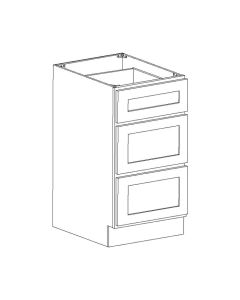 Summit Shaker White Vanity Three Drawer Base Cabinet 12"W Tampa - Amazon Homes Global