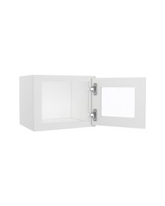 Wall Glass Door Cabinet with Finished Interior 15" x 12" Tampa - Amazon Homes Global