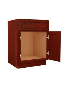 Charleston Cherry Sink Base Cabinet 24"W Tampa - Amazon Homes Global