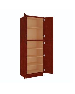 Charleston Cherry Utility Cabinet 30"W x 90"H Tampa - Amazon Homes Global