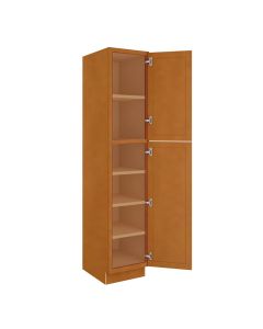 Charleston Toffee Utility Cabinet 18"W x 90"H Tampa - Amazon Homes Global