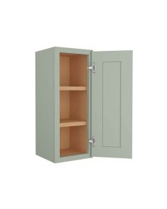 Craftsman Lily Green Shaker Wall Cabinet 12" x 30" Tampa - Amazon Homes Global