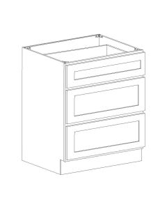 3 Drawer Base Cabinet 24" Tampa - Amazon Homes Global