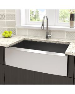 F012HK2 Luxury 33 Inch Stainless Steel Farmhouse Sink Tampa - Amazon Homes Global