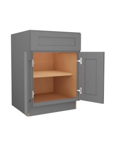 Grey Shaker Elite Base Cabinet 24" Tampa - Amazon Homes Global