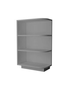 Grey Shaker Elite Base End Shelf Cabinet Left 12"W Tampa - Amazon Homes Global