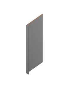 Grey Shaker Elite Refrigerator End Panel 1.5"W x 96"H Tampa - Amazon Homes Global