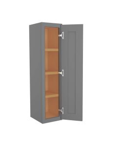 Grey Shaker Elite Wall Cabinet 9"W x 42"H Tampa - Amazon Homes Global