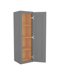 Grey Shaker Elite Wall Cabinet 12"W x 42"H Tampa - Amazon Homes Global