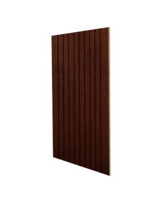 Shaker Espresso Shiplap Panel 96"W x 42"H Tampa - Amazon Homes Global