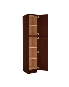 Espresso Shaker Utility Cabinet 18"W x 96"H Tampa - Amazon Homes Global