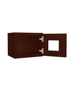 Wall Glass Door Cabinet with Finished Interior 15" x 12" Tampa - Amazon Homes Global