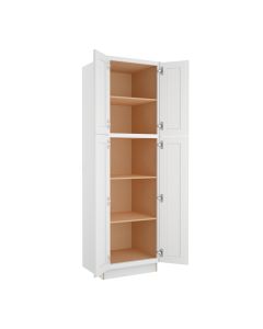 Shaker White Elite Utility Cabinet 24"W x 84"H Tampa - Amazon Homes Global