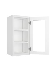 Wall Glass Door Cabinet with Finished Interior 15" x 30" Tampa - Amazon Homes Global