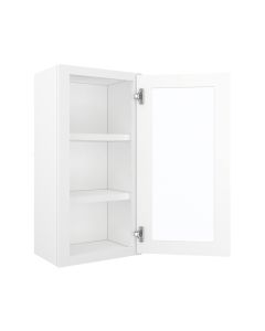 Wall Glass Door Cabinet with Finished Interior 18" x 30" Tampa - Amazon Homes Global