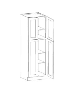 Key Largo White Utility Cabinet 24"W x 84"H Tampa - Amazon Homes Global