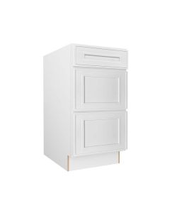 Craftsman White Shaker Vanity Drawer Base Cabinet 18" Tampa - Amazon Homes Global